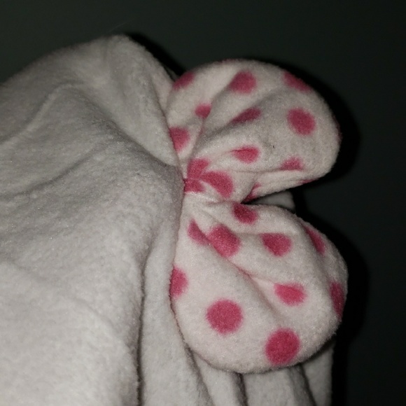 New Hello Kitty Footless Hooded Fleece Jumpsuit - Picture 5 of 8